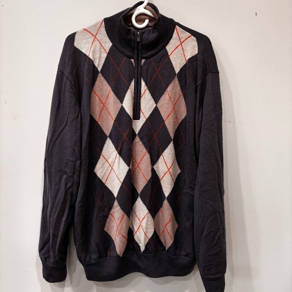 FootJoy Wool Half Zip Lined Golf Sweater Men’s Size XL